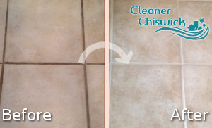 Kitchen tile cleaning